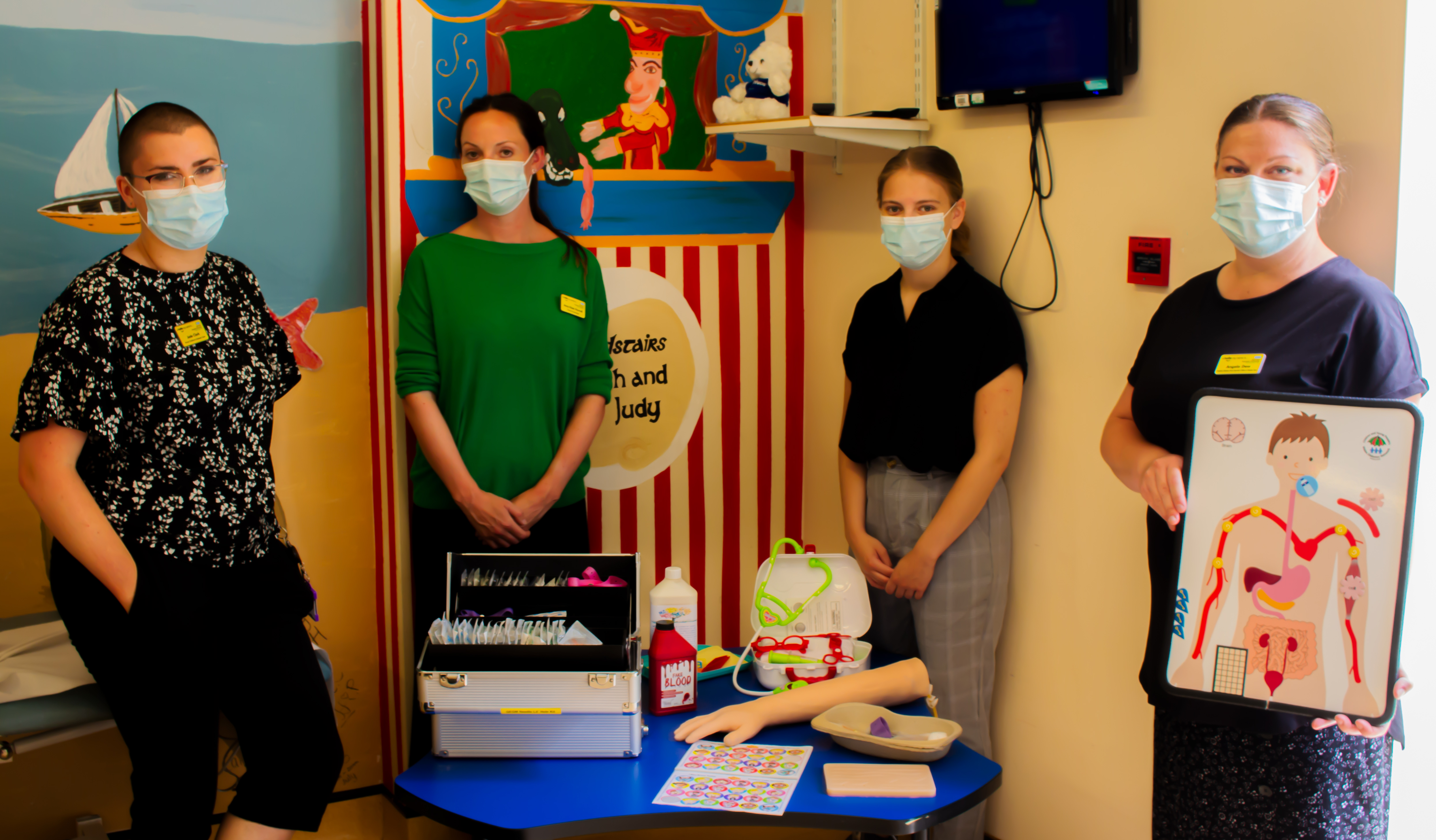 the-children's-diabetes-team-with-some-of-the-equipment-funded-by-the-charity.jpg